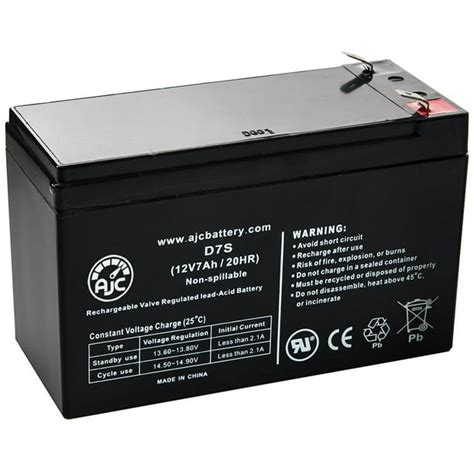 Enercell 23 943 12v 7ah Sealed Lead Acid Battery This Is An Ajc Brand
