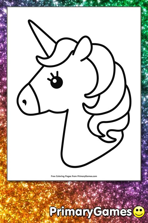 cute unicorn coloring page printable print  color unicorns