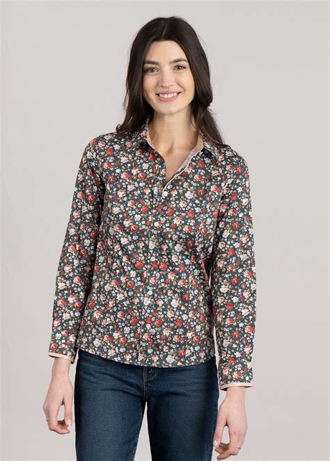 hartwell layla roses shirt ladies from humes outfitters