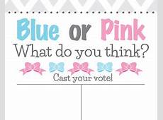 Gender Reveal Party Game Sheet for Wishes for by CRSdesignstudio