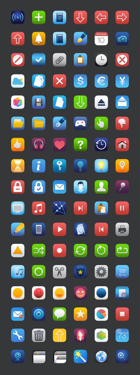 ios icons app style graffies