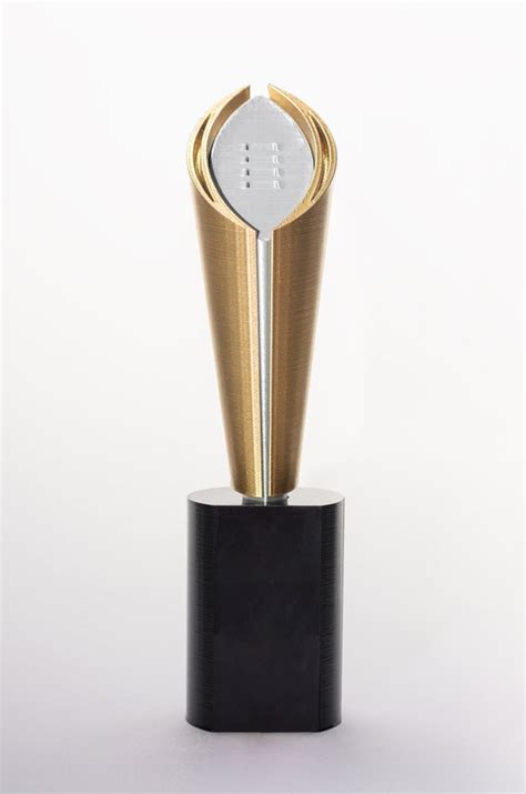 national championship college football trophy replica  etsy