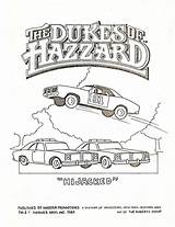 Dukes Hazzard 1981 sketch template