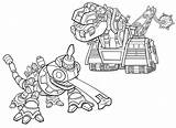 Dinotrux Structs Revvit Coloring Color sketch template