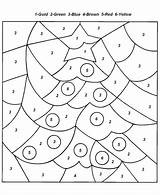 Christmas Color Coloring Tree Number Kids Worksheets Kindergarten Music Children Activities sketch template
