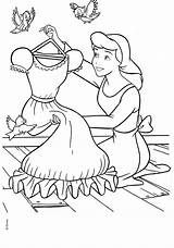 Cinderella Cendrillon Cenicienta Cenerentola Cinderela Principessa Assepoester Colorier sketch template