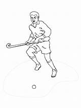 Ausmalbilder Jogador Colorir Ausmalen Feldhockey Colorironline Voorbeeld Kasboek Maken sketch template