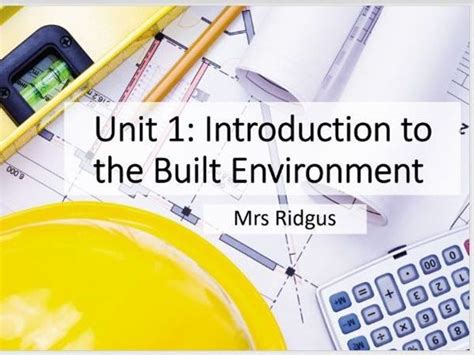 eduqas construction and the built environment unit 1 ac1 8 teaching