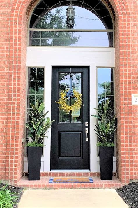 top   exterior black front doors thetarnishedjewelblog