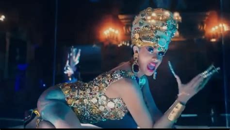 Cardi B Goes Completely Nude In Money Music Video