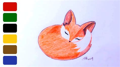 art hub  kids   draw  fox fox cartoon fox cute fox chibi