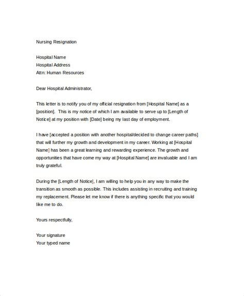 resignation letter   word  documents