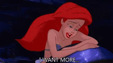 gif iwantmore ariel thelittlemermaid discover share gifs