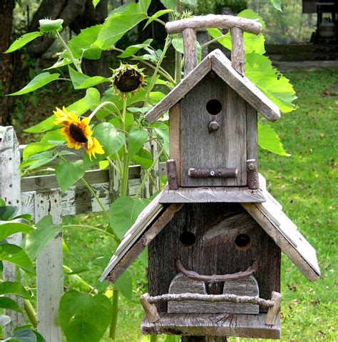rustic birdhouse