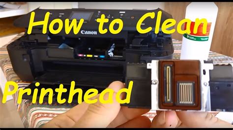 cleaning canon printhead fhd youtube