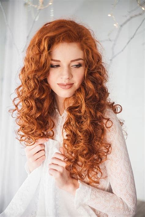 fashish galaxy  long curly red women hairstyle red color hairstyle