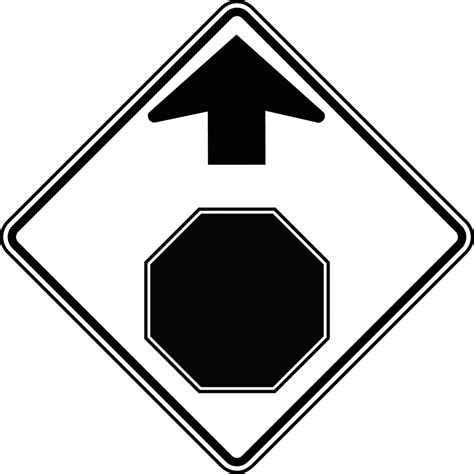black  white stop sign clipart  clipart clipart