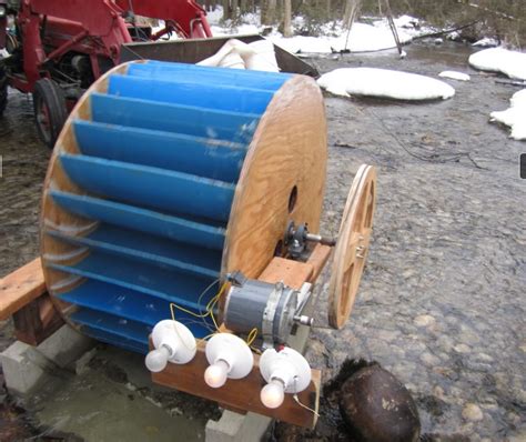 diy waterwheel generator