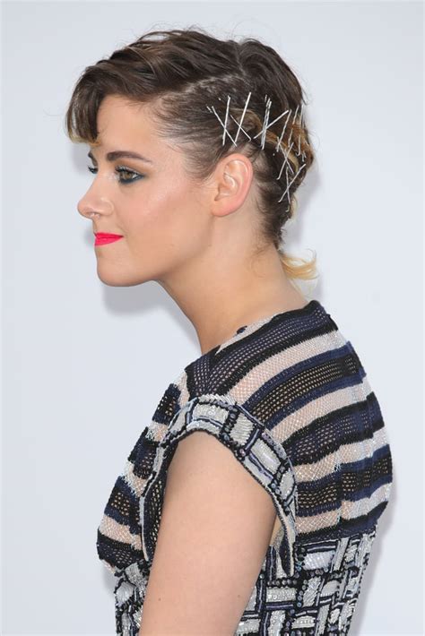 Kristen Stewart S Bobby Pin Hairstyle At Cannes 2018