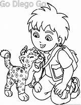Go Diego Coloring Pages Part Zoom sketch template