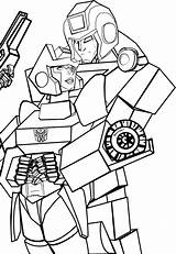 Transformers Coloring Pages Ironhide Starscream Chromia Ridel Lines 2007 Color Kids Deviantart Getcolorings Popular Colorin sketch template
