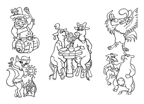 farm madness coloring pages  kids  barnyard kids coloring pages