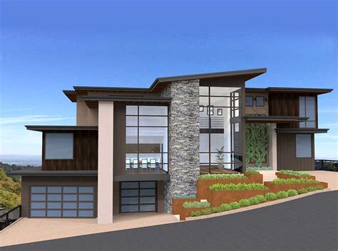 exclusive  unique modern house plan ms architectural