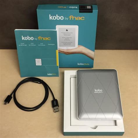 kobo mini ereader gb wifi   screen black graywhite ebay