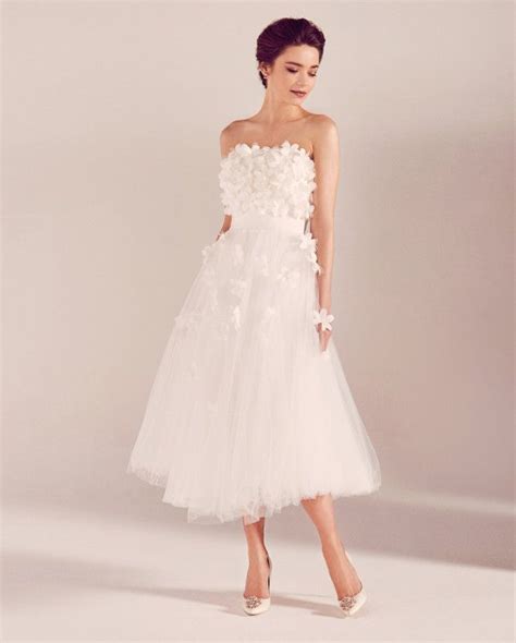 floral applique tulle bridal dress ted baker wedding dress wedding outfits  women bridal