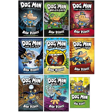 dog man series  books collection set  world book day  book bundle