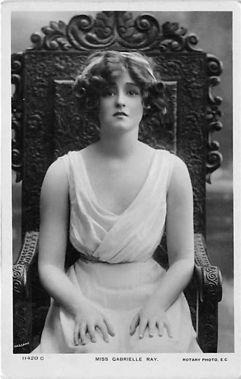 Miss Gabrielle Ray Theater Actor Actress Postcard