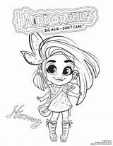 Hairdorables Coloring Pages Visit Reveal Unicorn Surprise Peel Pull Package Doll Each Just sketch template