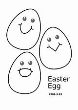 Unlabeled Waving Huevos Pascua Creed Colorear Educima sketch template