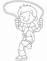 Rope Coloring Pages Jump Skipping Kids Color Print Colouring Jumping Bobby Getdrawings Sports Coloringtop sketch template