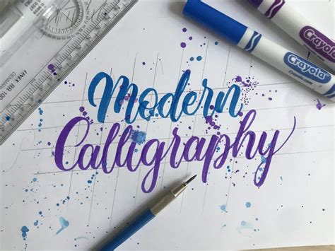 modern calligraphy  popular styles  lettering daily