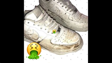 cleaning white air forces  youtube
