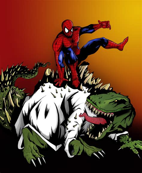 Spiderman Vs The Lizard By Adamraymond On Deviantart