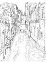 Venedig Malvorlage Venice Ausmalbilder Stimmen sketch template