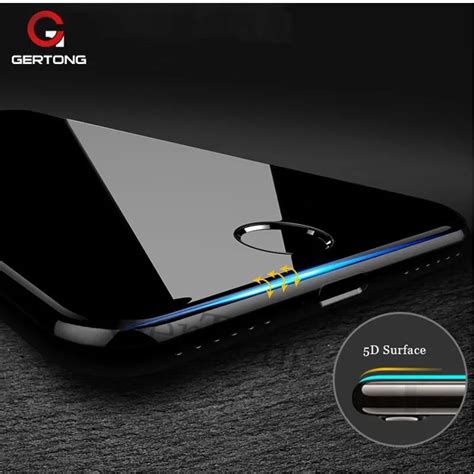 Curved Edge 5d Tempered Glass For Iphone X 8 7 6 S 6s 7 Plus Full Cover