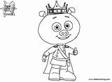 Coloring Why Super Pig Pages Prince Kids Printable sketch template