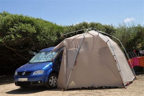 vorzelt drive van von vaude camper ideeen camper reizen