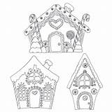 Coloring Pages Christmas Gingerbread House Printable Print 30seconds Houses Kids Adults Activity Vector Mom Color Holidays Tip Featuring Game Seconds sketch template