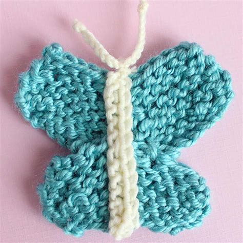 butterfly knitting pattern embellishment studio knit
