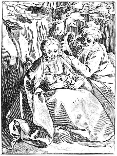 holy family catholic coloring page