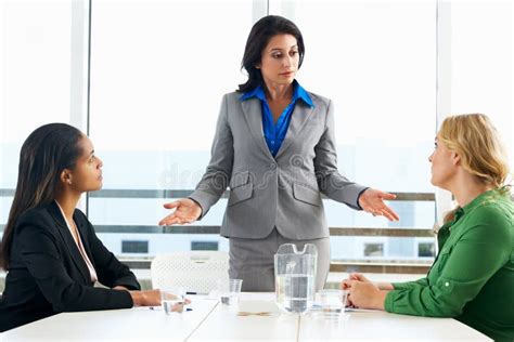 group  women meeting  office stock photography image