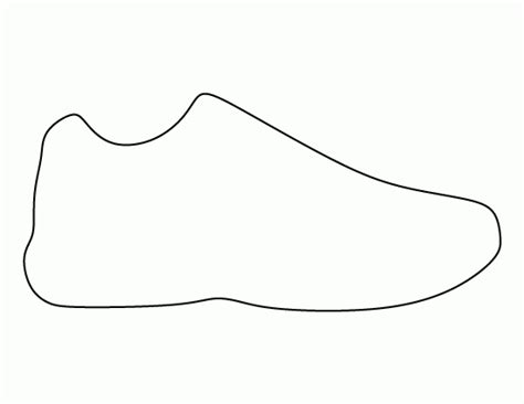 shoe template printable freeprintabletmcom