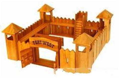 le wooden toy buy  cowboys  indians wooden wild west fort