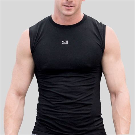 sleeveless compression shirt muscle shirt zensah