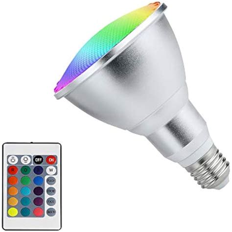 led floodlight ee  color changing light bulb par rgb dimmable