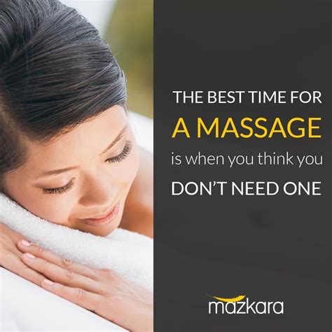 Feel Like Getting A Massage Its Never A Bad Time Mazkara Beauty